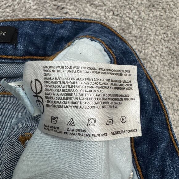 Ella Moss High Waist Straight Denim Jeans Juniors 6/28 Blue Medium Wash Casual - Picture 8 of 16